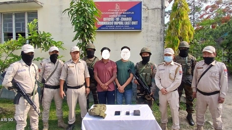 Manipur police crackdown on extortion, illegal activities; five arrested Manipur police crackdown on extortion, illegal activities; five arrested