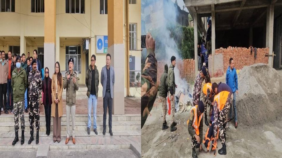 Civil defence mock drill successfully conducted in Arunachal's Tawang Civil defence mock drill successfully conducted in Arunachal's Tawang