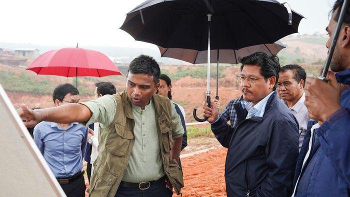 Meghalaya CM reviews major infrastructure projects in New Shillong township