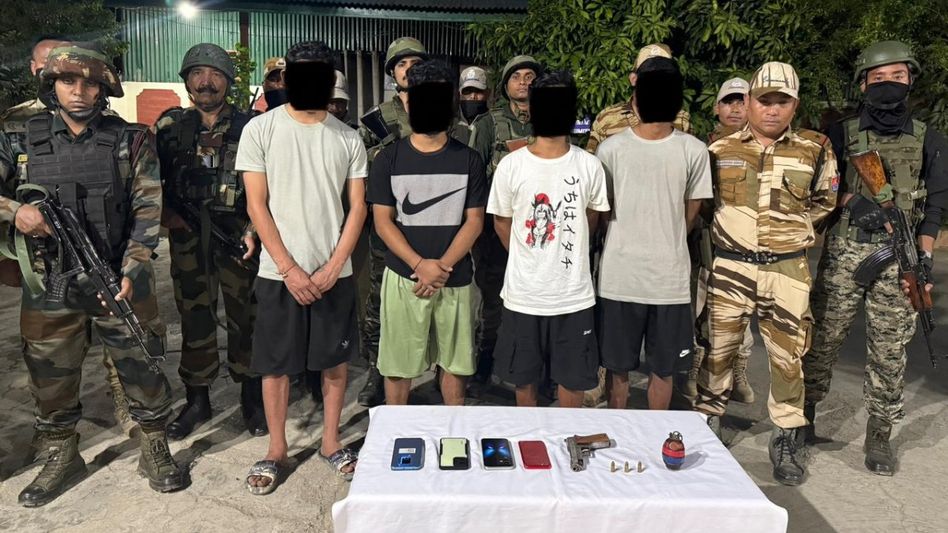 Manipur security forces crackdown on insurgency, extortion; 12 arrested Manipur security forces crackdown on insurgency, extortion; 12 arrested