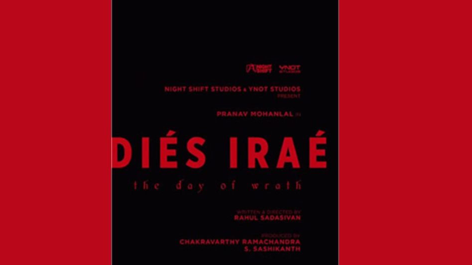 Bramayugam team returns with Pranav Mohanlal in horror thriller 'Dies Irae' Bramayugam team returns with Pranav Mohanlal in horror thriller 'Dies Irae'