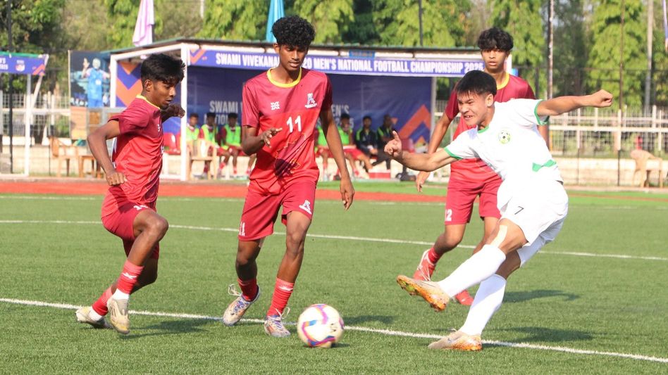 Meghalaya: Early goal secures semifinal spot in U-20 nationals Meghalaya: Early goal secures semifinal spot in U-20 nationals