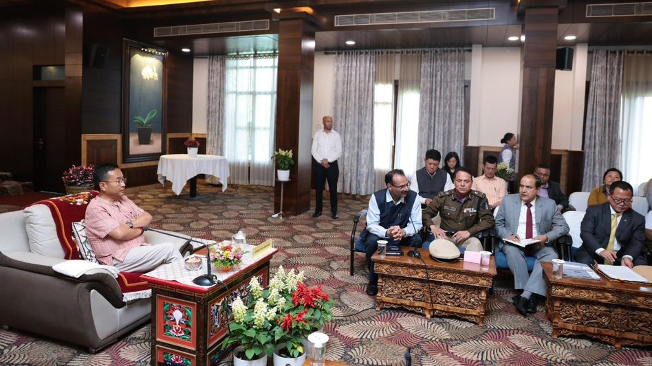 Sikkim CM reviews crisis preparedness amid rising Indo-Pak tensions Sikkim CM reviews crisis preparedness amid rising Indo-Pak tensions