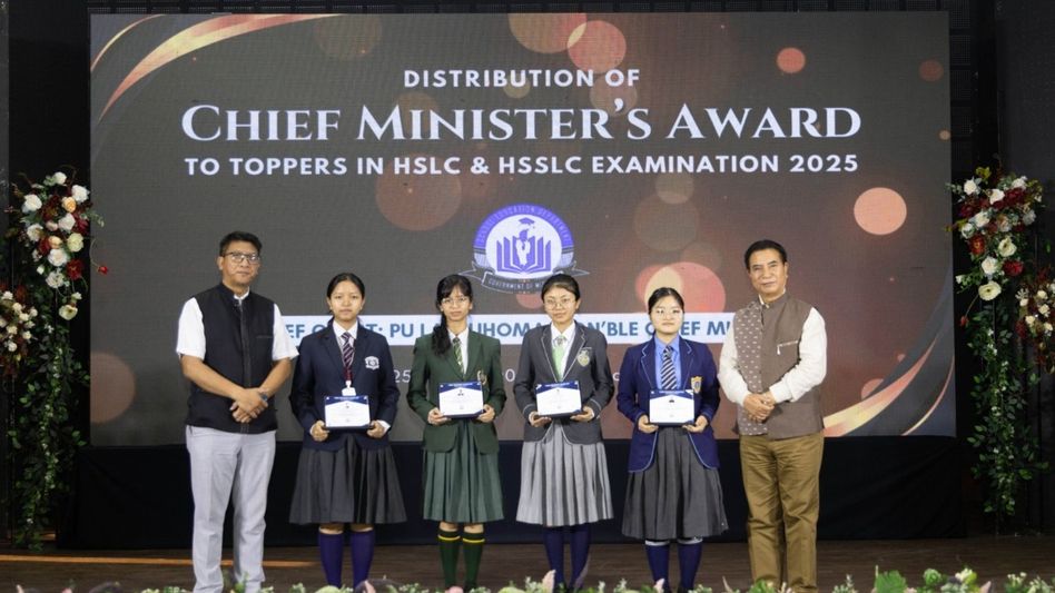Mizoram CM honours HSSLC and HSLC toppers with Chief Minister’s Award 2025 Mizoram CM honours HSSLC and HSLC toppers with Chief Minister’s Award 2025