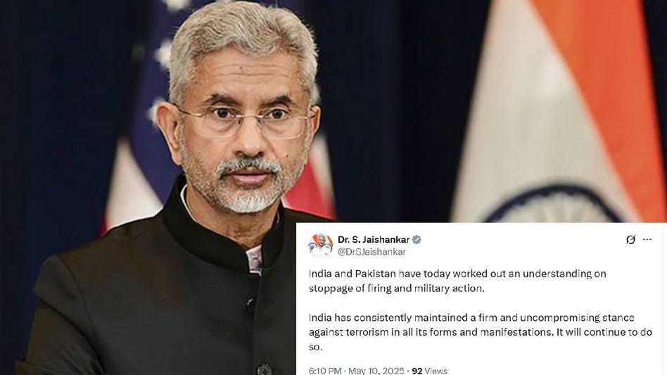 No compromise on terror: S Jaishankar as India, Pakistan agree to ceasefire No compromise on terror: S Jaishankar as India, Pakistan agree to ceasefire