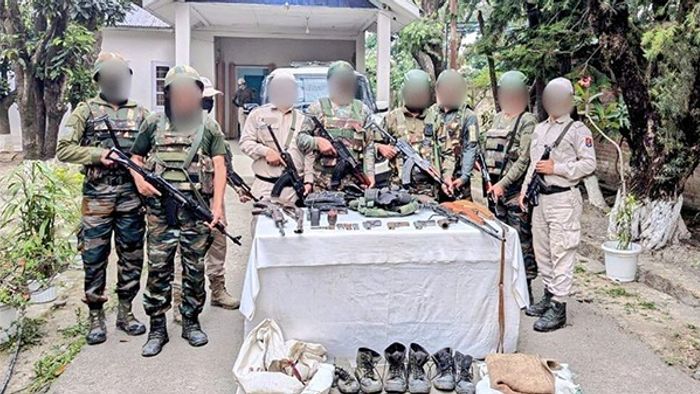 Army along with Assam Police arrest 16 cadres of banned outfits, seize arms and ammunitions