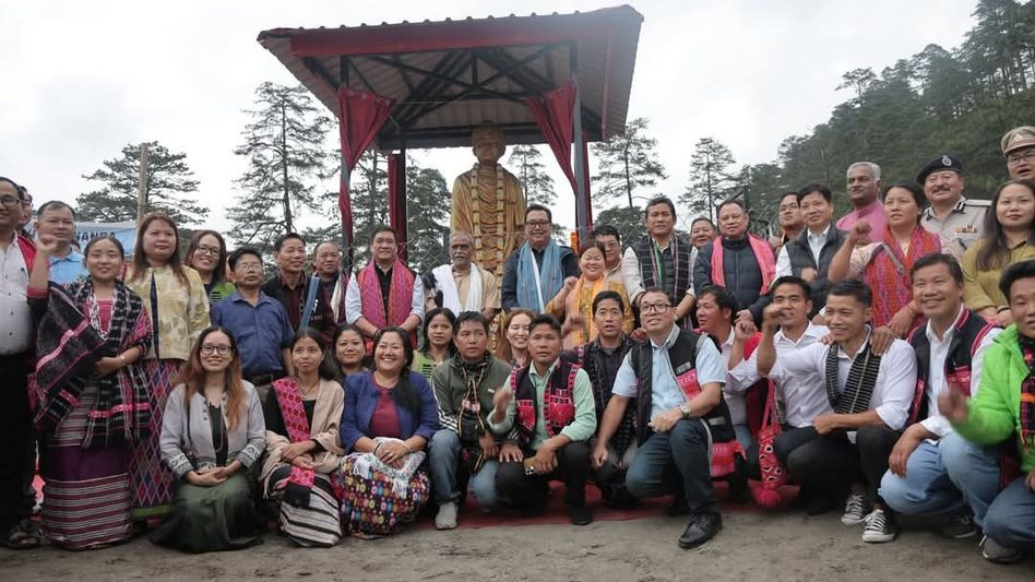 Statue of Swami Vivekananda unveiled at India’s first village Kaho by Arunachal CM Statue of Swami Vivekananda unveiled at India’s first village Kaho by Arunachal CM