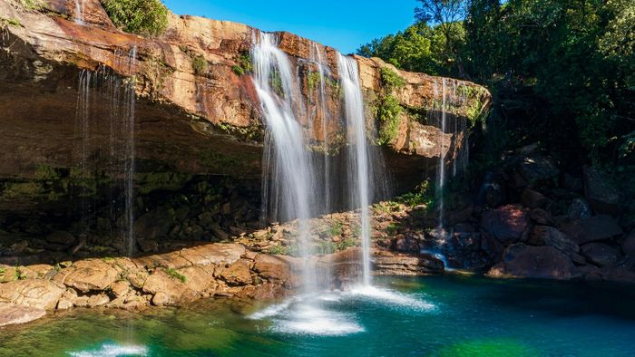 Krangshuri waterfall