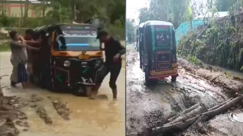 Assam: Residents battle knee-deep water as panchayat development falters Assam: Residents battle knee-deep water as panchayat development falters