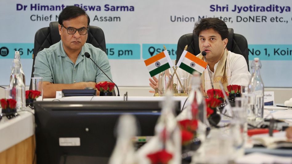 Scindia, Himanta align on 5-point agenda to unlock Assam’s growth potential Scindia, Himanta align on 5-point agenda to unlock Assam’s growth potential