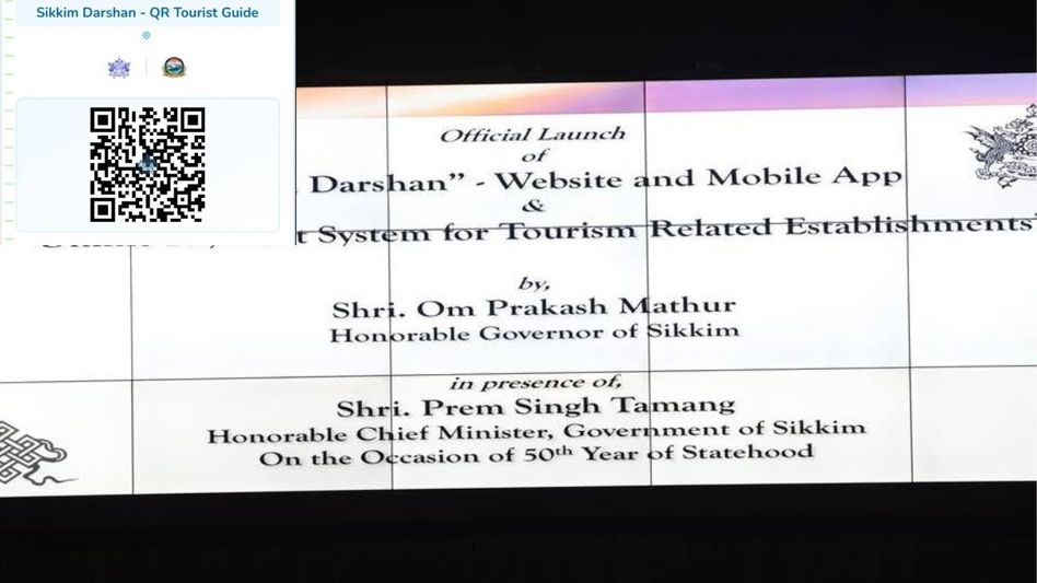 Sikkim launches “Sikkim Darshan” QR-based audio guide to revolutionize tourism experience Sikkim launches “Sikkim Darshan” QR-based audio guide to revolutionize tourism experience