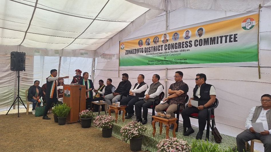 Congress embarks on statewide outreach tour in Nagaland to strengthen party cadre Congress embarks on statewide outreach tour in Nagaland to strengthen party cadre