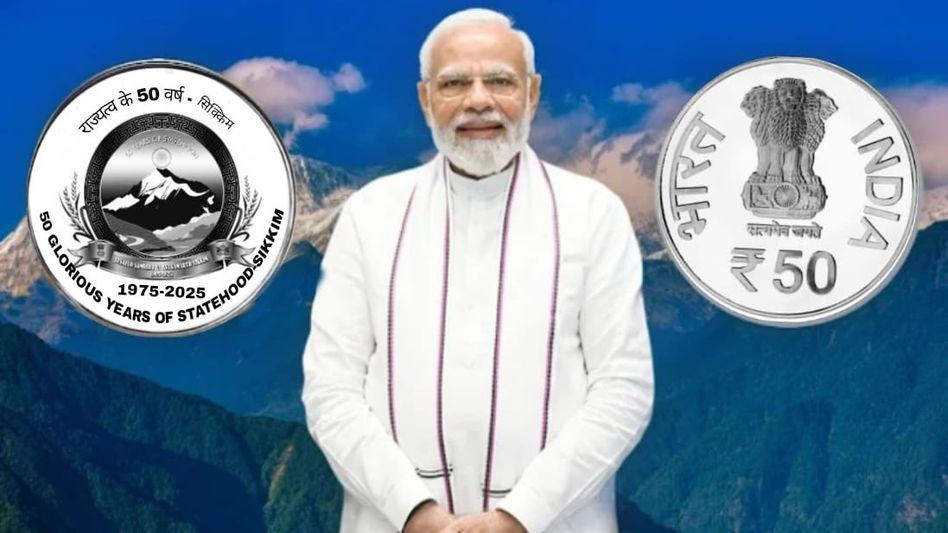 BJP Sikkim thanks PM Modi for Rs 50 commemorative coin marking 50 years of statehood BJP Sikkim thanks PM Modi for Rs 50 commemorative coin marking 50 years of statehood