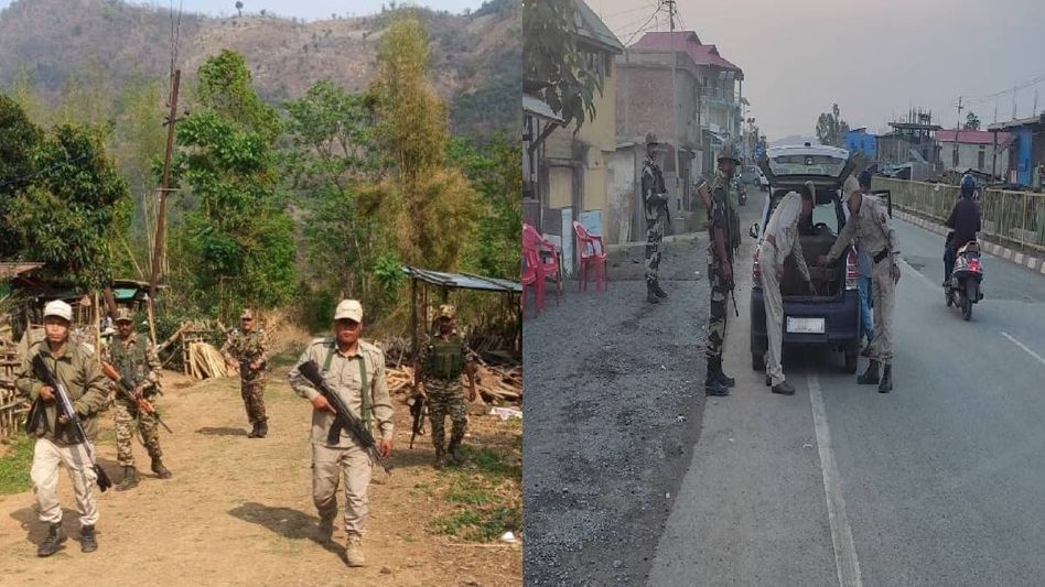 Manipur: 372 essential goods vehicles escorted safely along NH-2 under heightened security Manipur: 372 essential goods vehicles escorted safely along NH-2 under heightened security
