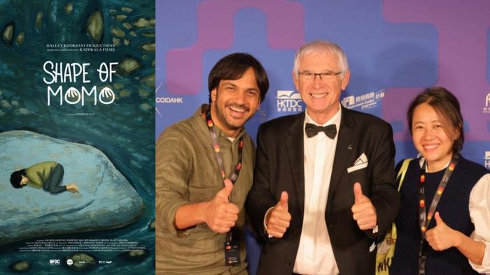 Director Tribeny Rai and Producer Kislay at the Hongkong Night at Cannes, 2025