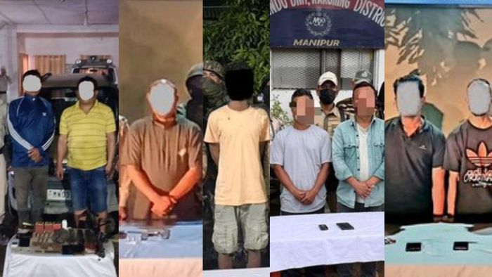 Manipur security forces arrest eight insurgent cadres in single-day operation