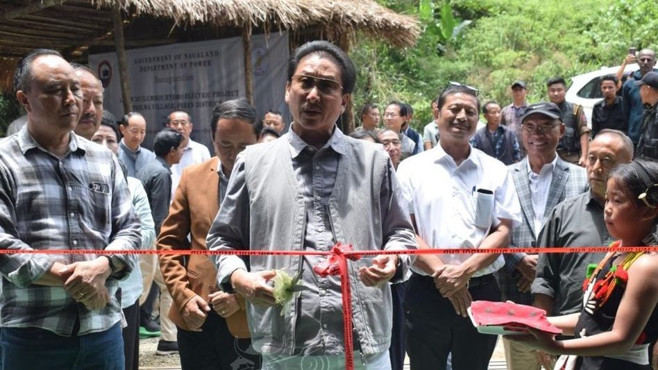 Nagaland minister inaugurates Duilumroi hydroelectric project in Poilwa village Nagaland minister inaugurates Duilumroi hydroelectric project in Poilwa village