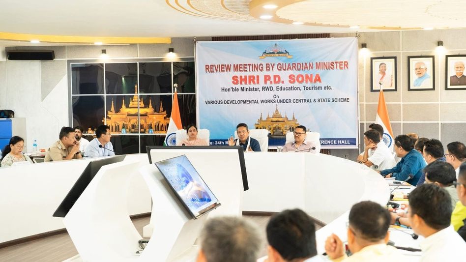 Arunachal minister P.D. Sona flags gaps in education system during review meet in Namsai Arunachal minister P.D. Sona flags gaps in education system during review meet in Namsai