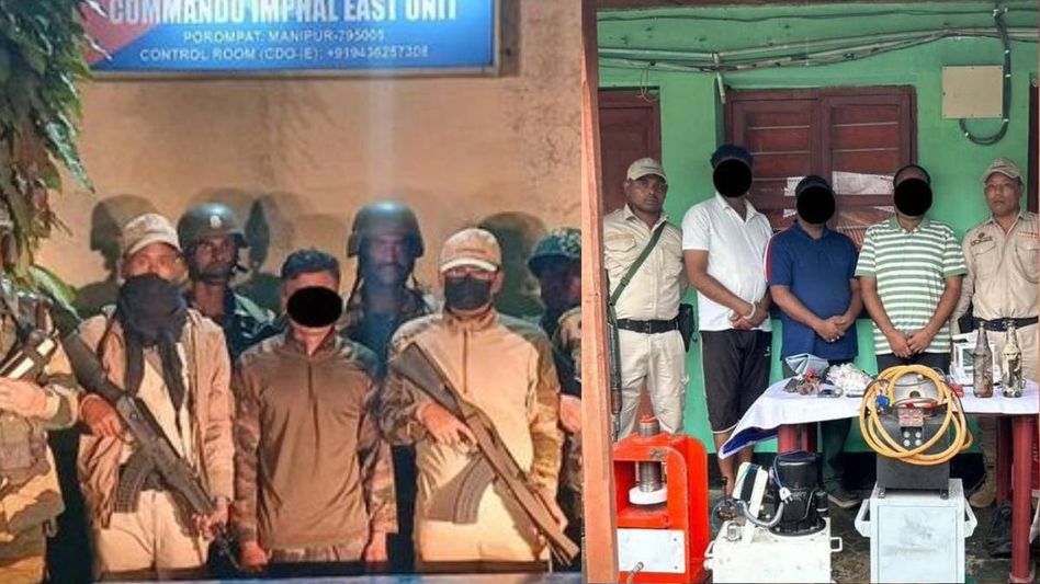 Manipur security forces arrest KCP cadre, three fraudsters in separate operations Manipur security forces arrest KCP cadre, three fraudsters in separate operations