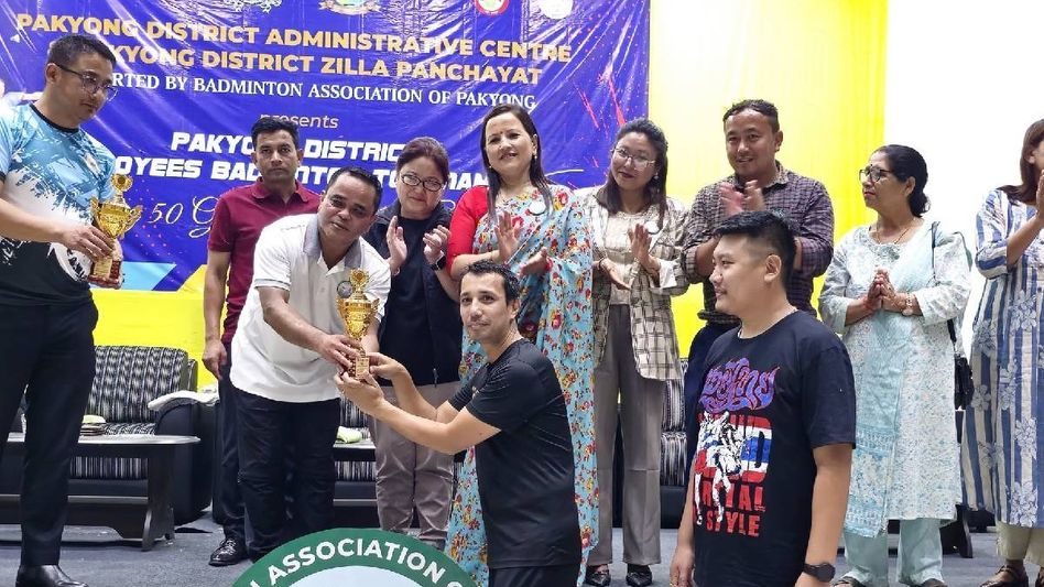 Sikkim's Pakyong employees shine at badminton tournament celebrating statehood Sikkim's Pakyong employees shine at badminton tournament celebrating statehood