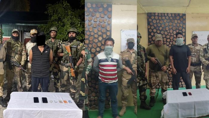 Manipur police arrest three militant extortionists in statewide crackdown
