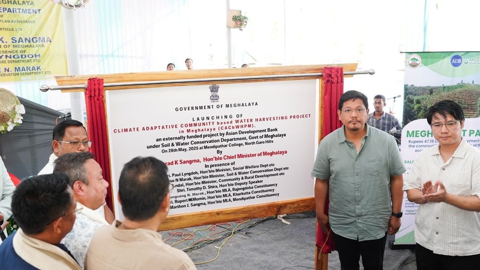 Meghalaya launches Rs 547 crore climate action projects in Mendipathar Meghalaya launches Rs 547 crore climate action projects in Mendipathar