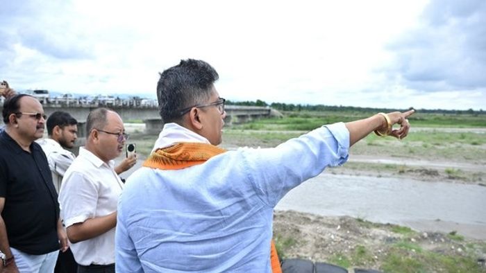 Assam completes 4.4-km embankment on flood-hit Golondi River: Minister