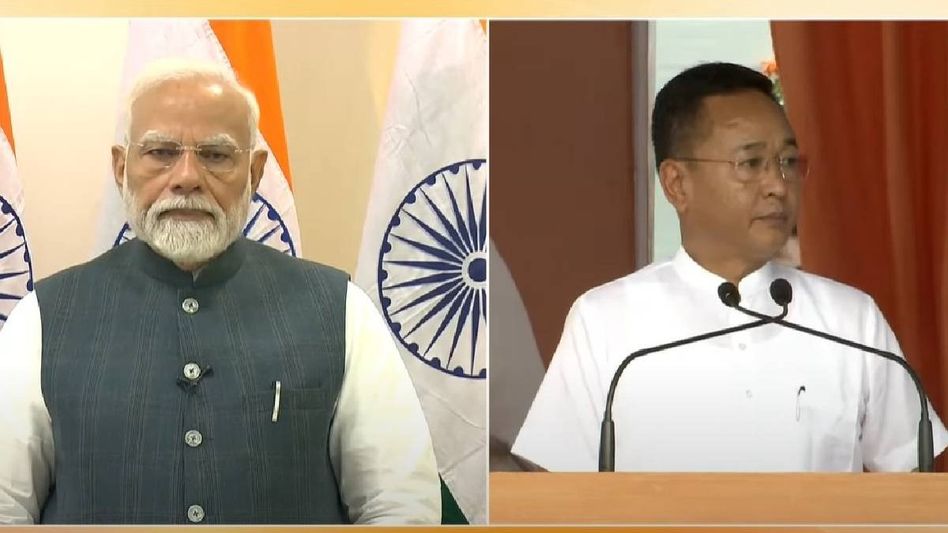 Sikkim becoming a global green model, Northeast emerging as a new growth hub, says PM Modi Sikkim becoming a global green model, Northeast emerging as a new growth hub, says PM Modi