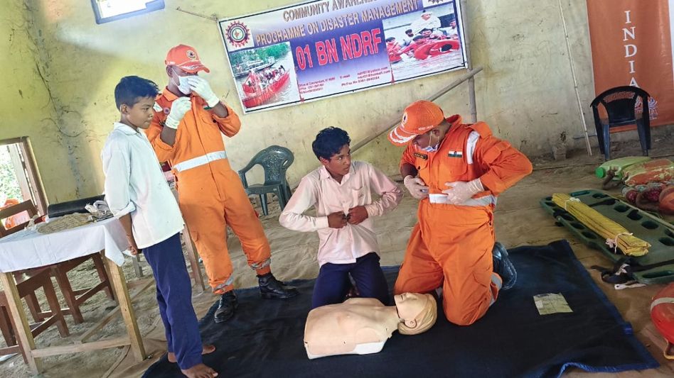 Assam: NDRF conducts flood preparedness drills across Morigaon Assam: NDRF conducts flood preparedness drills across Morigaon