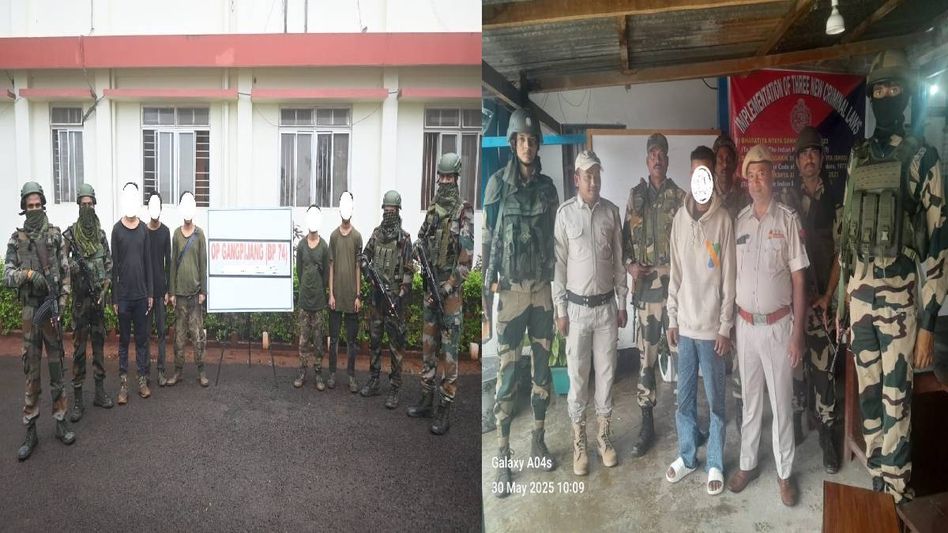 Manipur security forces arrest PLA, KCP cadres during joint operation, huge cache of arms seized Manipur security forces arrest PLA, KCP cadres during joint operation, huge cache of arms seized
