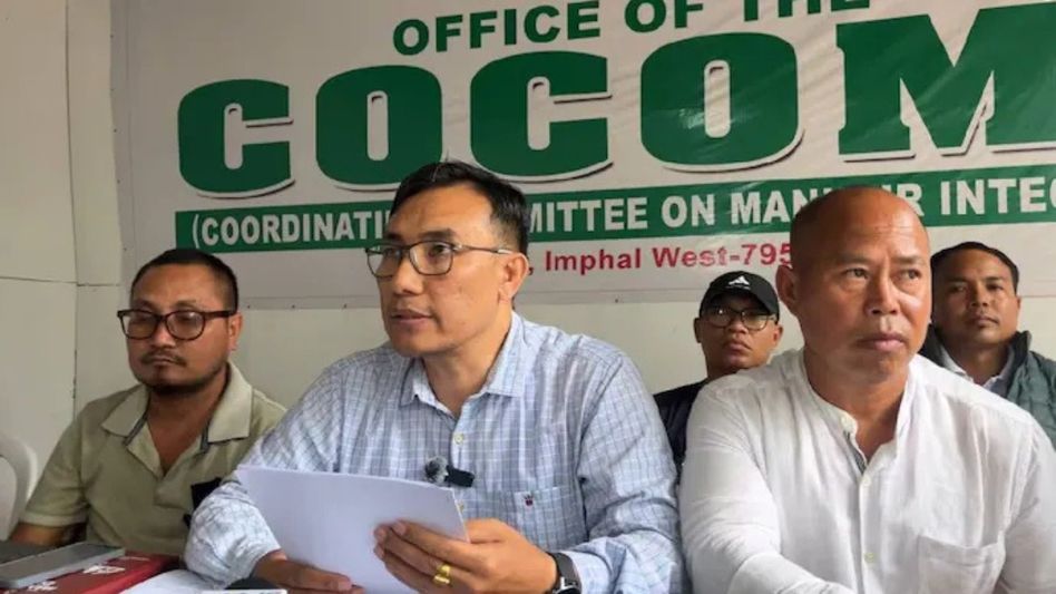 Manipur: COCOMI suspends agitation over bus row due to flood-like situation Manipur: COCOMI suspends agitation over bus row due to flood-like situation