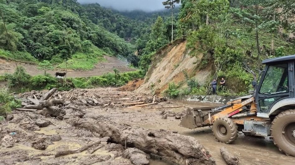 Arunachal's Keyi Panyor officials assess monsoon damage in district Arunachal's Keyi Panyor officials assess monsoon damage in district
