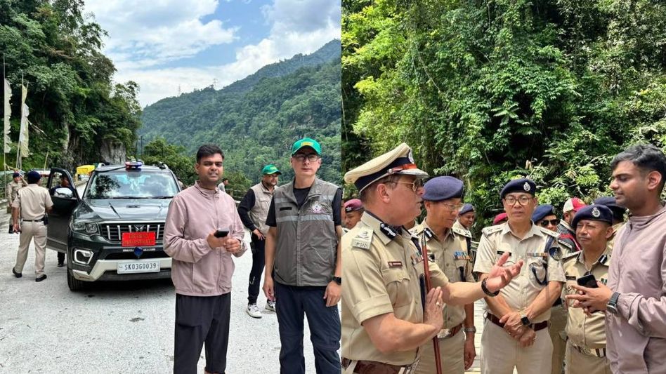 Sikkim flood: DGP receives first batch of evacuated tourists from Lachung to Phidang Sikkim flood: DGP receives first batch of evacuated tourists from Lachung to Phidang