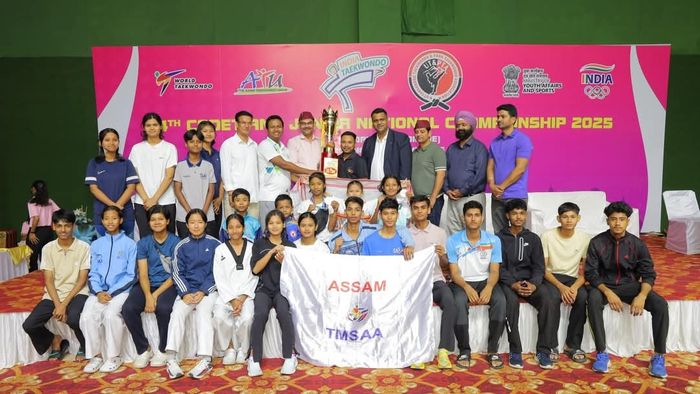 Assam taekwondo squad claims best team position with 26-medal haul at national championship