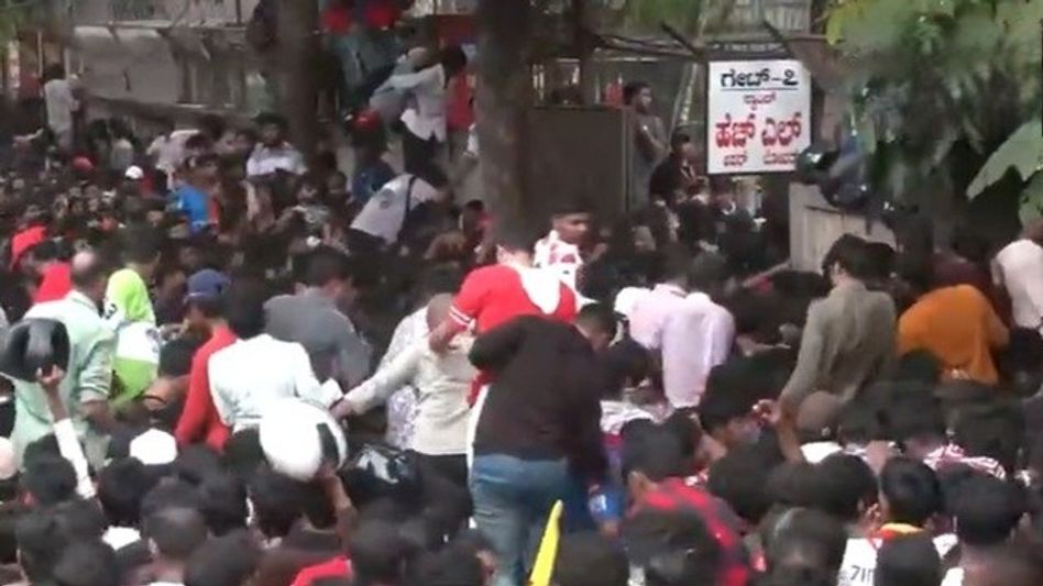 Stampede-like situation mars RCB victory event outside Chinnaswamy stadium, several dead Stampede-like situation mars RCB victory event outside Chinnaswamy stadium, several dead