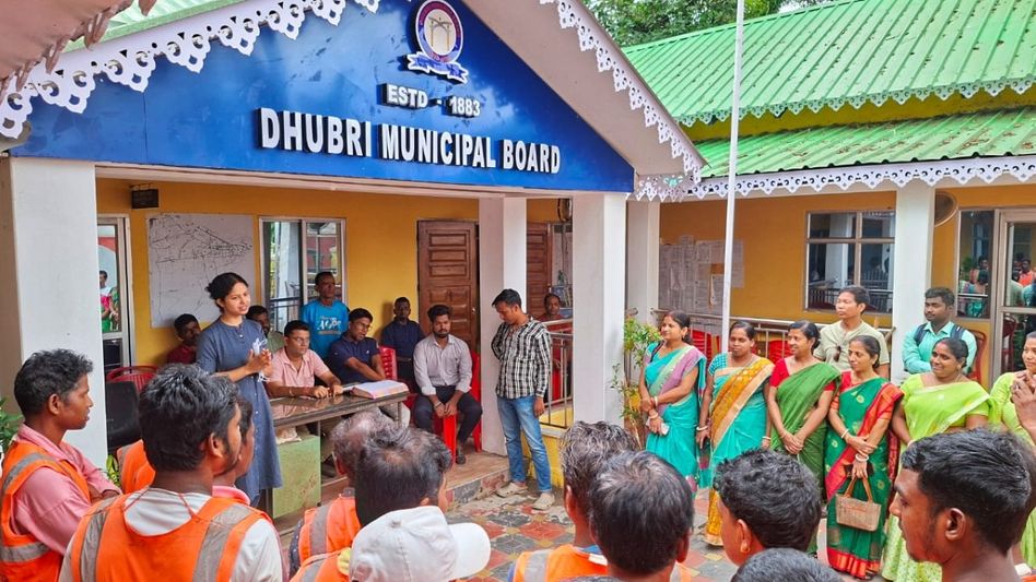 Assam: Dhubri marks World Environment Day with plog run, launches "Paura Sakhi" clean-up force Assam: Dhubri marks World Environment Day with plog run, launches "Paura Sakhi" clean-up force