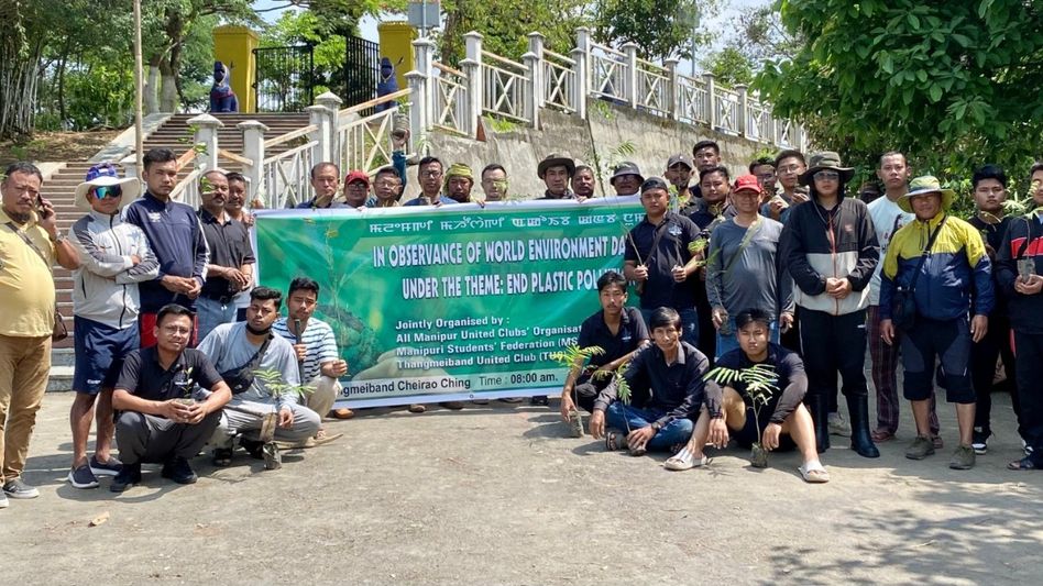 Manipur groups plant 300 trees on World Environment Day, plan 2,000 more Manipur groups plant 300 trees on World Environment Day, plan 2,000 more