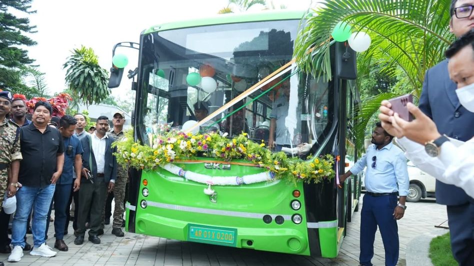 Arunachal launches electric buses across five towns on World Environment Day Arunachal launches electric buses across five towns on World Environment Day