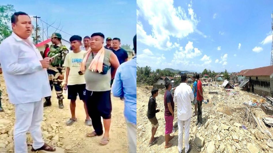 Manipur: Khurai MLA promises to rebuild homes destroyed by floods in Imphal East Manipur: Khurai MLA promises to rebuild homes destroyed by floods in Imphal East