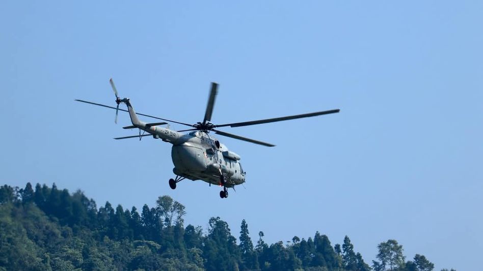 Sikkim launches special helicopter evacuation from Chaten Sikkim launches special helicopter evacuation from Chaten