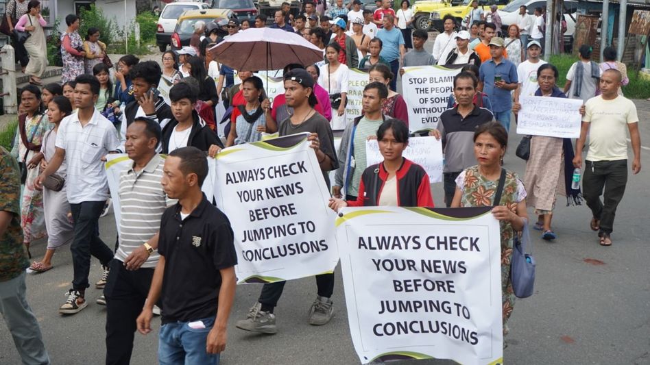 Meghalaya: Sohra residents condole Raja Raghuvanshi's death, rally against misinformation Meghalaya: Sohra residents condole Raja Raghuvanshi's death, rally against misinformation