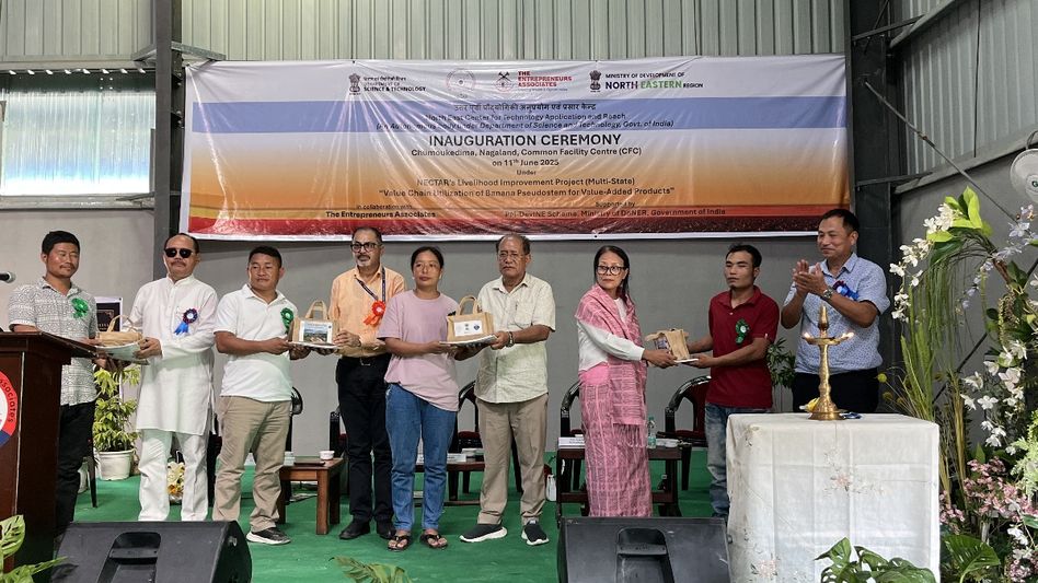 Banana fibre extraction facility inaugurated in Nagaland to transform rural livelihoods Banana fibre extraction facility inaugurated in Nagaland to transform rural livelihoods