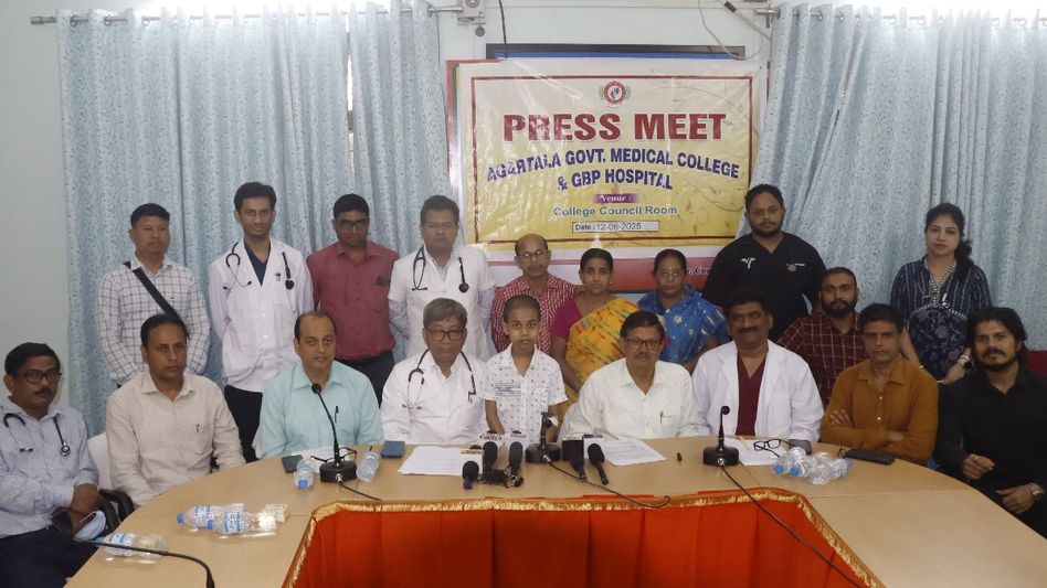Tripura achieves medical milestone with first complex spinal surgery on 11 years old boy Tripura achieves medical milestone with first complex spinal surgery on 11 years old boy