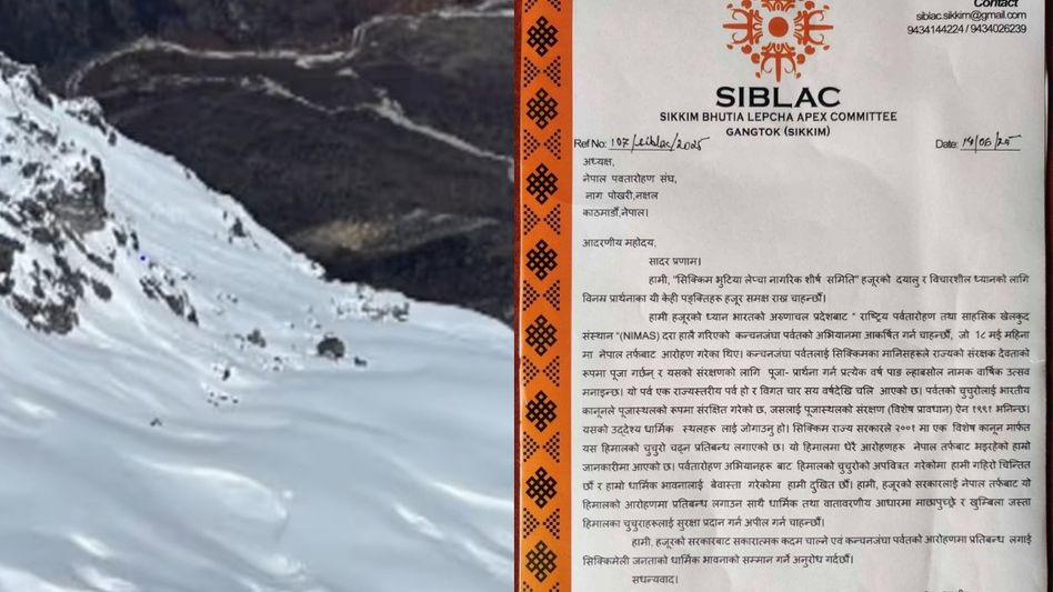 “Not Just a Mountain”: Sikkim body demands Nepal ban on Khangchendzonga treks “Not Just a Mountain”: Sikkim body demands Nepal ban on Khangchendzonga treks
