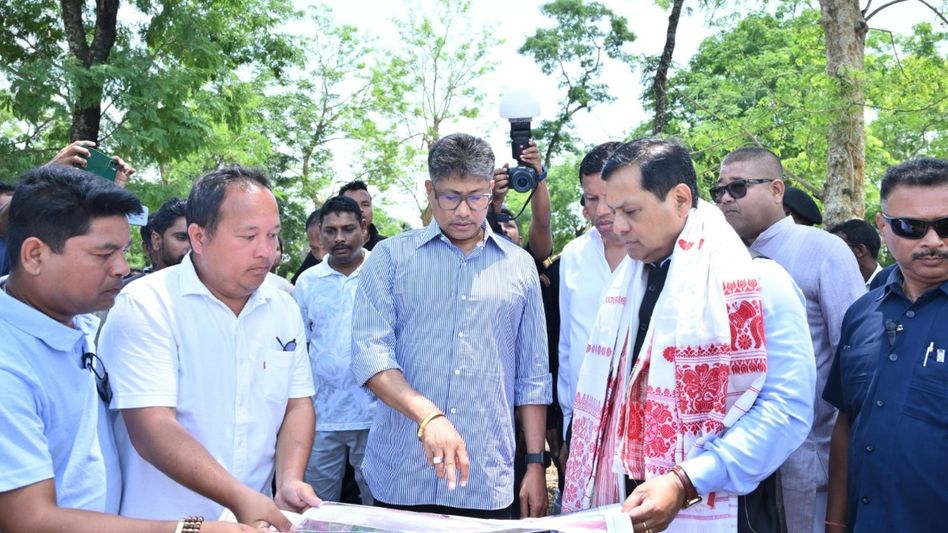 Minister Pijush Hazarika reviews erosion and flood control measures across Assam Minister Pijush Hazarika reviews erosion and flood control measures across Assam