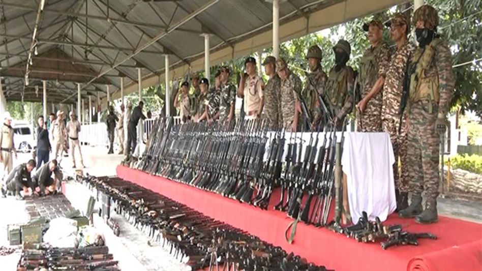 Manipur welcomes major arms recovery operation Manipur welcomes major arms recovery operation
