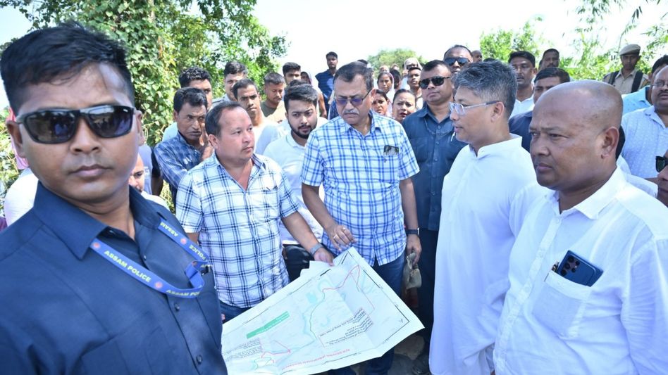 Assam minister Pijush Hazarika assesses flood damage in Dibrugarh, assures long term protection Assam minister Pijush Hazarika assesses flood damage in Dibrugarh, assures long term protection
