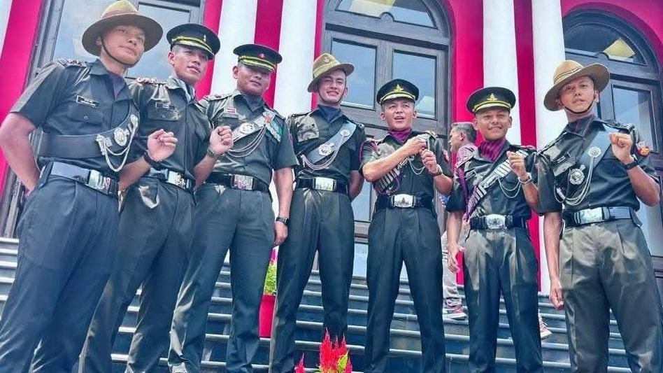 Six Manipur cadets commissioned as army officers after NDA, IMA training Six Manipur cadets commissioned as army officers after NDA, IMA training