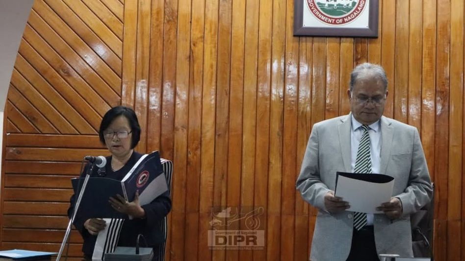 Nino Iralu sworn in as Nagaland's new Lokayukta Nino Iralu sworn in as Nagaland's new Lokayukta