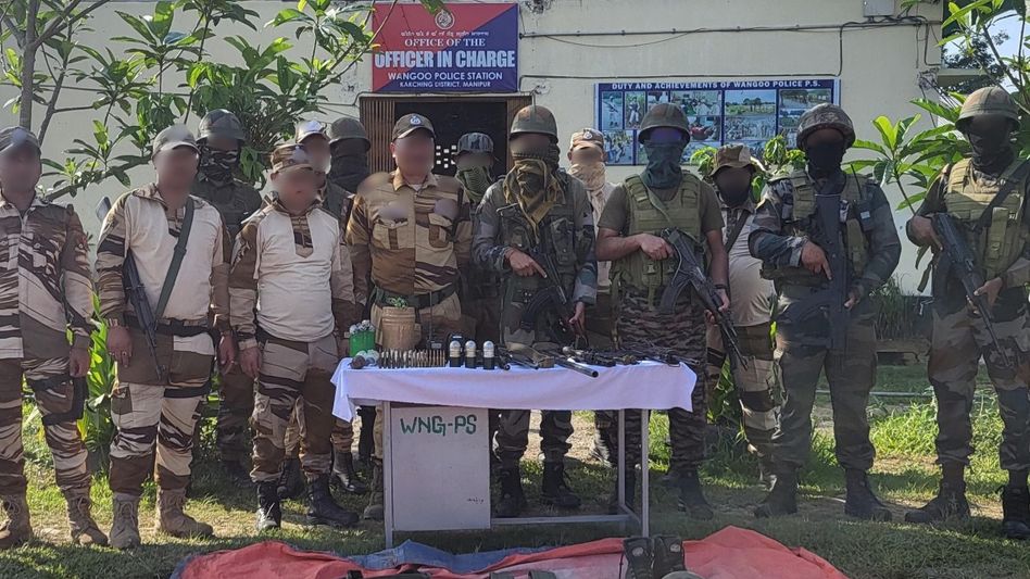 Army, Assam Rifles arrest four, seize weapons in week-long Manipur operations Army, Assam Rifles arrest four, seize weapons in week-long Manipur operations